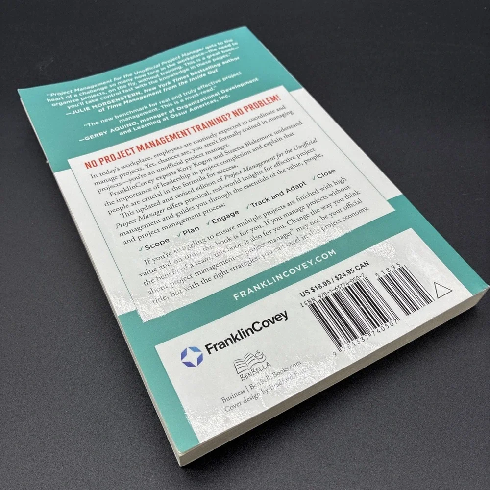 Project Management for the Unofficial Project Manager Updated Revised Edition PB